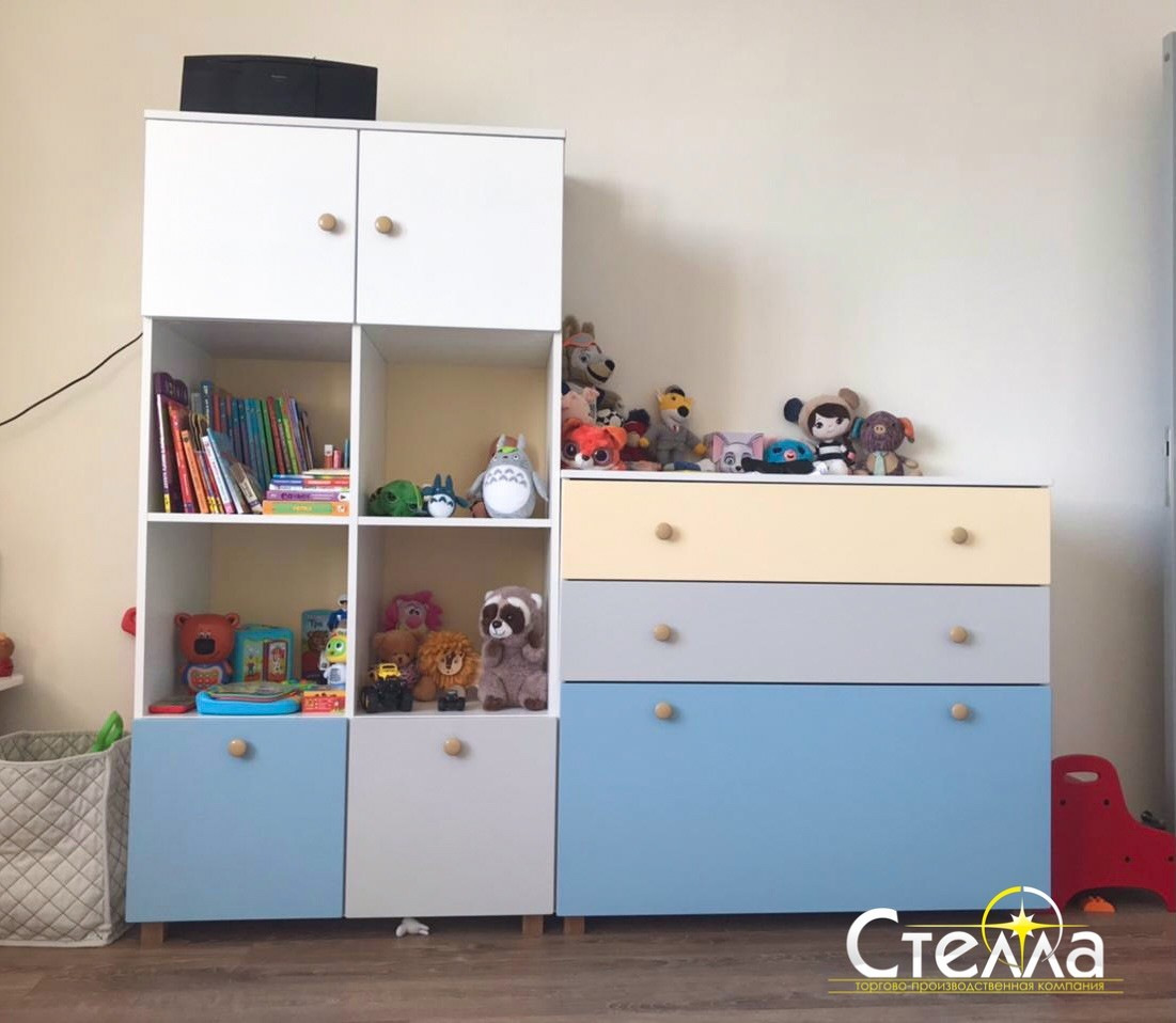 Шкаф и комод для детской комнаты